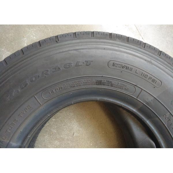16 Inch Rim Steel Belted Radial Tires Black Color 7.50R16LT High Durability