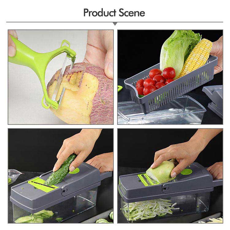 13PCS установило многофункциональный ручной Slicer овоща с Peeler