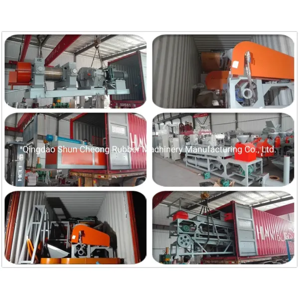 Full Automatic Waste Tire Recycling Machine with 300~1000kg/h Capacity Producing 0~30mesh Rubber Powder