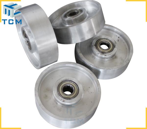 150mm X 50mm Rollers And Wheels Black Steel Roller Wheels