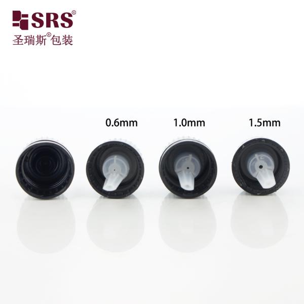 18/415 Injection Black Customization Available CRC Child Proof Cap  For Glass Bottle