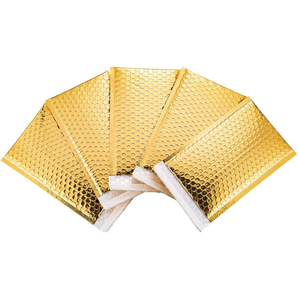 Custom printed logo 4x6 6x9 matte white big size wrap polly mailer bubble envelopes shipping bags for books