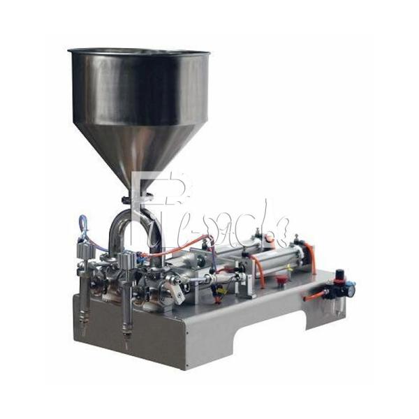 máquina de enchimento líquida pneumática semi auto da pasta 1000ml