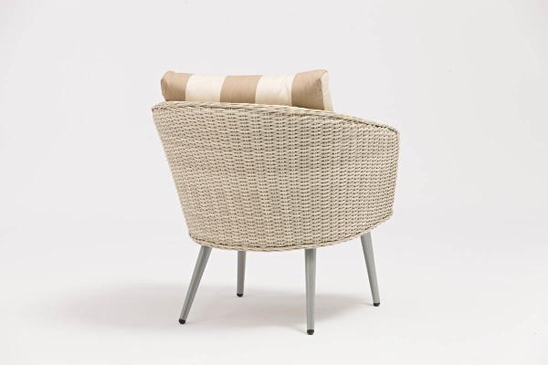 5 ans cadre design moderne poly rotin salon extérieur canapé de jardin imperméable chaise en osier brun meubles pour le repos