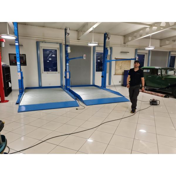 AA4C 2 Post Car Parking Dual Column Parking Lift Auto Storage Automobile Parking Lift  2.3T 2.7T 3.2T