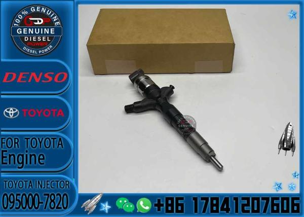 Common Rail Inyectores Diesel auto engine systems Fuel Diesel Injector 23670-39265 095000-7820 For Toyota 1KD-FTV