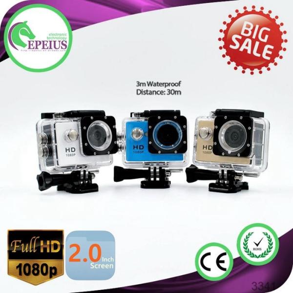 CHEAPEST A9 digital video waterproof camera HD ULTRA 2.0 INCH SCREEN ACTION CAM