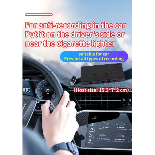 6000mAh ABS Anti Recording Blocker With Private Mold Anti Eavesdropping Device