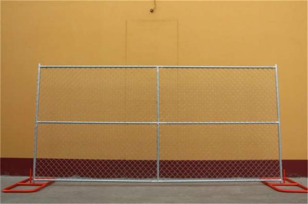 chain link temporary construction fence panels 6FT X 10F Mesh 2 3/8  x 2 3/8 ( 60mm x 60mm ) x 12 gauge wire