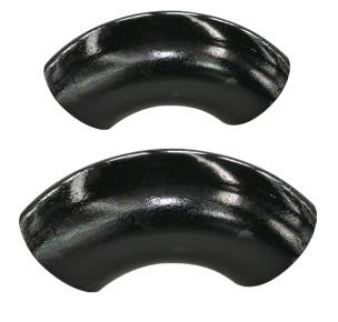 Butt Weld Long Radius Sch40 Cs Pipe Elbow Ansi B16.9 90 Degree Black Painting Galvanized