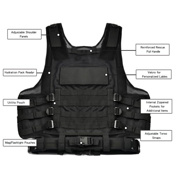 Outdoor Tactical Gear Vest CS Field , Improved Outer Tactical Vest