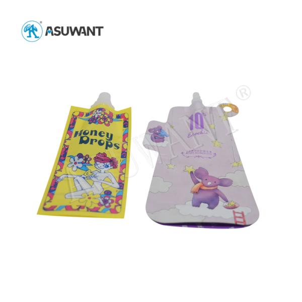 Мешок Споут Эко дружелюбный ясный упаковывая толщину 110-130 Мик для косметик