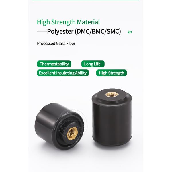 Чернота 660V SE - держатель дистанционирования вставки изолятора шинопровода 4500V латунный