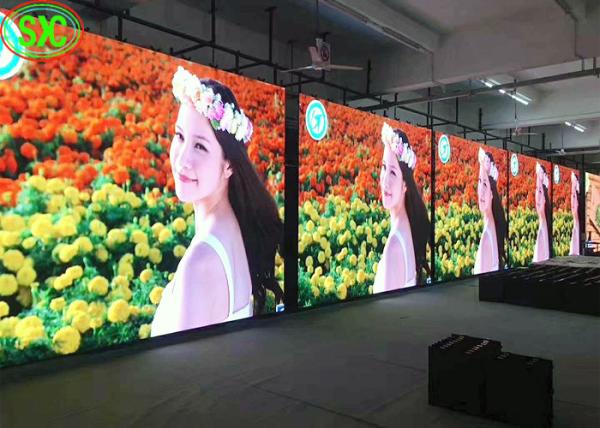 Ecrã LED SMD de alta definição personalizado, painel de exibição LED interior 111111 pontos / metro quadrado