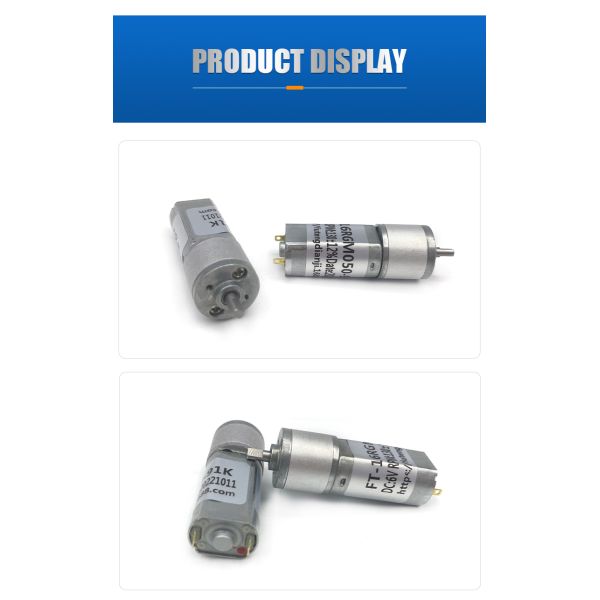 FT-16RGM050 16mm 3D Printer Machine Dc Spur Gear Motors