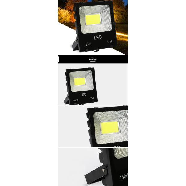 IP66 Outdoor LED Flood Lights 100W Cool White High Brightness Easy Installation