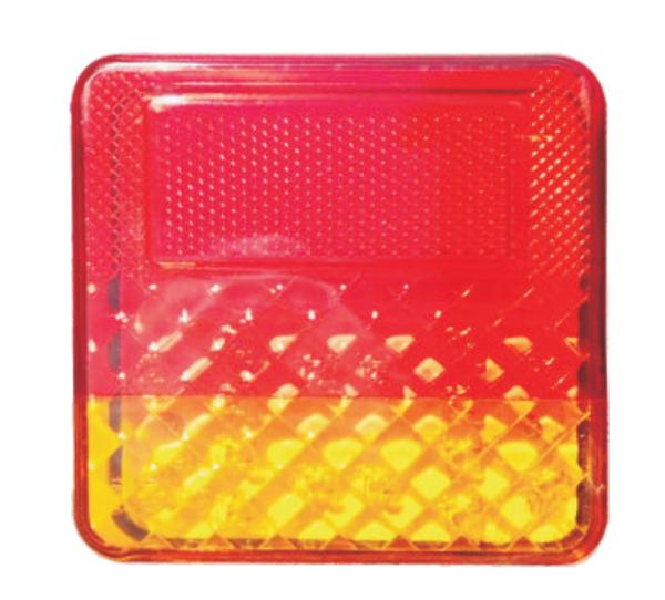 Square Emergency Trailer Lamps Waterproof Trailer Tail Lights Use In Truck Side