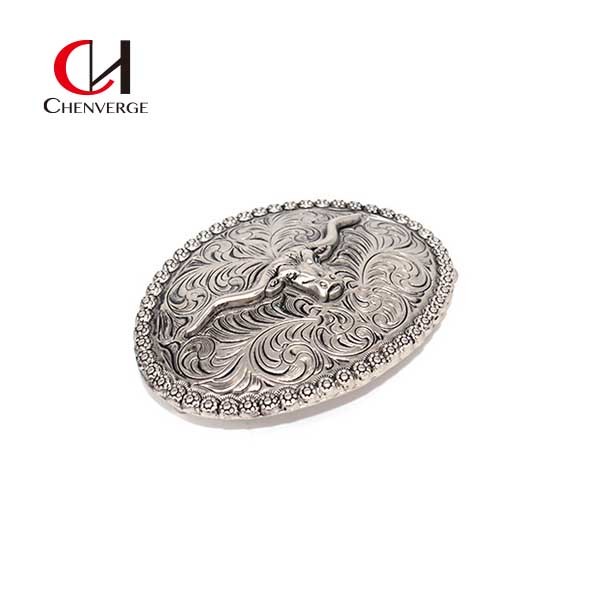 Practical Silver Plate Belt Buckles Antiwear Corrosion Resistant