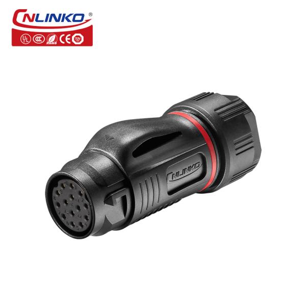 BD Series M20 Plastic Waterproof Connector 14 Pin Male Female Water Proof Circular Connector
