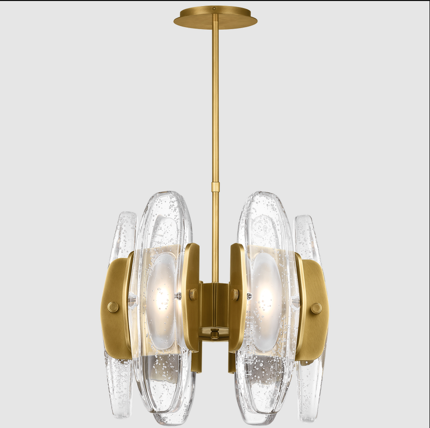 Custom Design Copper Body Pendant Light with 50000 Hours Lifespan for Luxury Dining Room