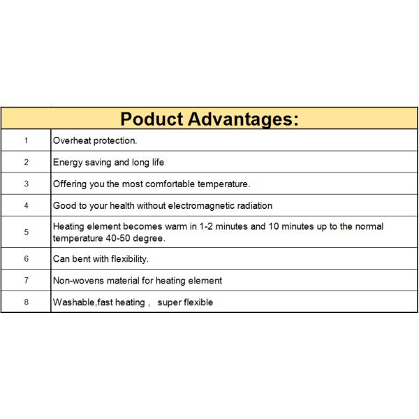 Пусковая площадка топления S-2XL перезаряжаемые для нагретых перчаток водоустойчивых