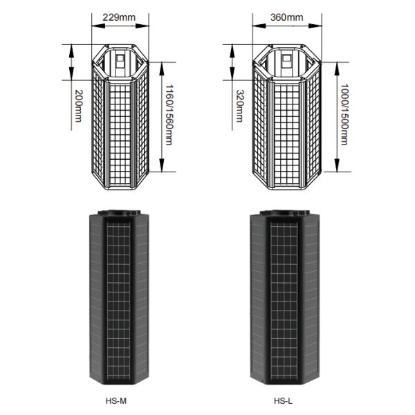 сад СИД 120WP 360mm солнечный приведенный в действие освещает шестиугольное UL удаленное
