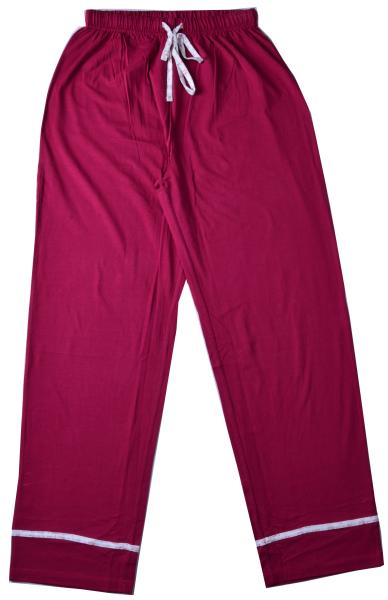Embroidered Womens Cotton Knit Pajamas / Ladies Loungewear Sets Any Color Available