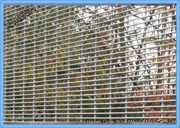 Security 358 High Security Fence Glavnized And Electrostatic Polyester Powder Coated