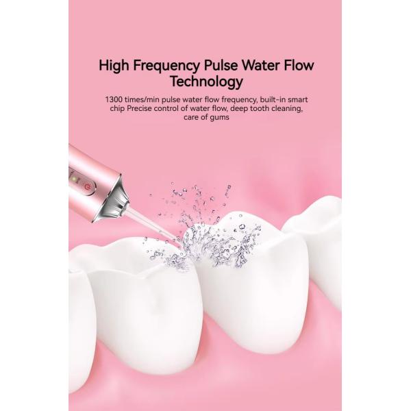 Réservoir d'eau de 240 ml 3 modes Irrigueur oral à corps complet étanche à l' eau électrique Flosser d' eau dentaire