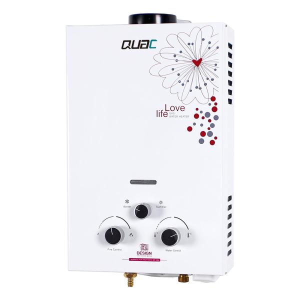 Glass Paintings 12KW Gas Water Heater 100PCS White Flue Exhaust