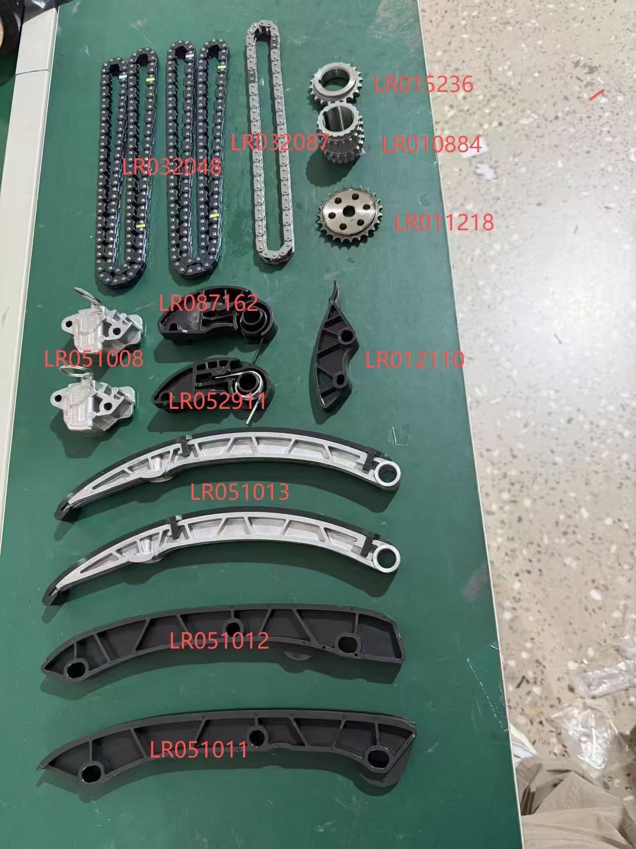 High quality timing repair kit 15 piece set LR012004 for Land Rover
