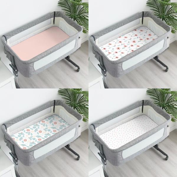 Skin Friendly Standard Bassinet Crib Sheet Bassinet Mattress Sheet