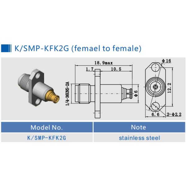 50 Омм BNC на SSMB Блюковый монтаж RF адаптер