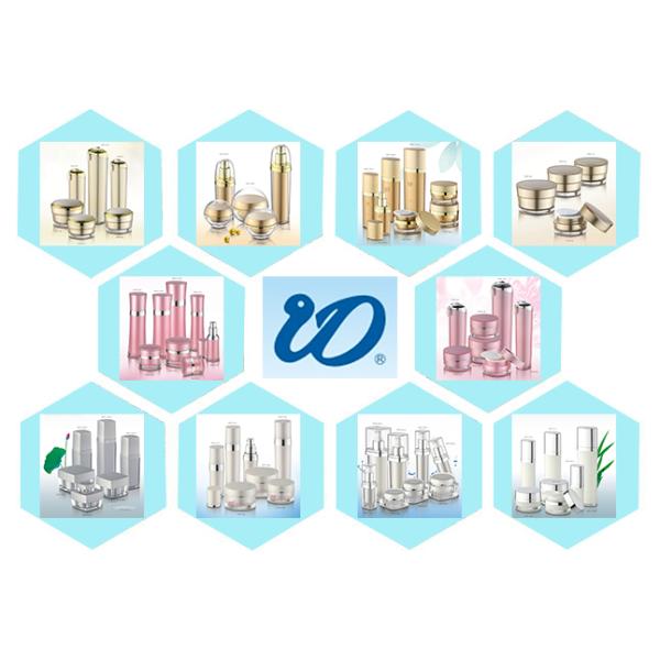 Квадратная акриловая бутылка для лосьона и банка для крема емкостью 30 г с шелкографией