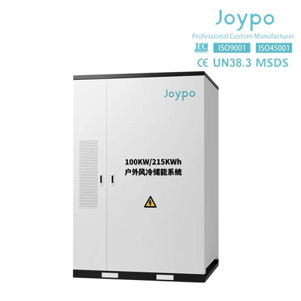 Joypo 100kW 215kWh Commercial and Industrial Energy Storage System IP55 Battery Module Capacity 280Ah