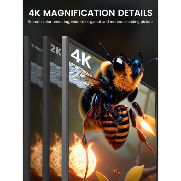 17.3 inch UHD IPS 4K Portable Monitor Screen Gaming PC Phone Extended Screen For Mobile