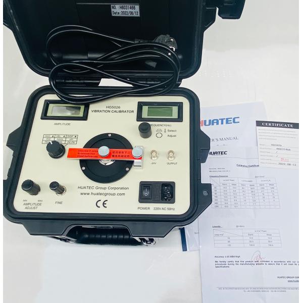 Hg5026 Portable Vibration Calibrator Frequency From 1 To 1280 Hz