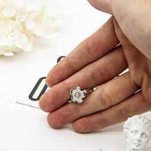 Joia feita sob encomenda dos anéis do zircão das alianças de casamento da forma da resina 24k para homens