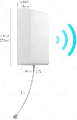 698-2700MHz 7dBi 4G LTE Antennas Wall Mounted Signal Booster Indoor High Gain Flat Panel Antenna