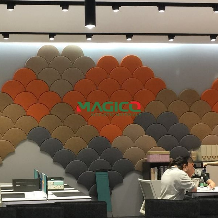 Sound Absorbing Polyester Fiber Acoustic Panel Featuring Noise Control Properties For Showroom