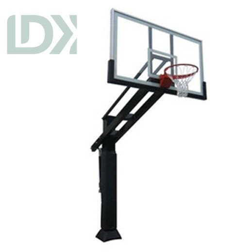 屋外 敷地内 バスケットボール フープ バスケットボール スタンド 硬化ガラスバックボード