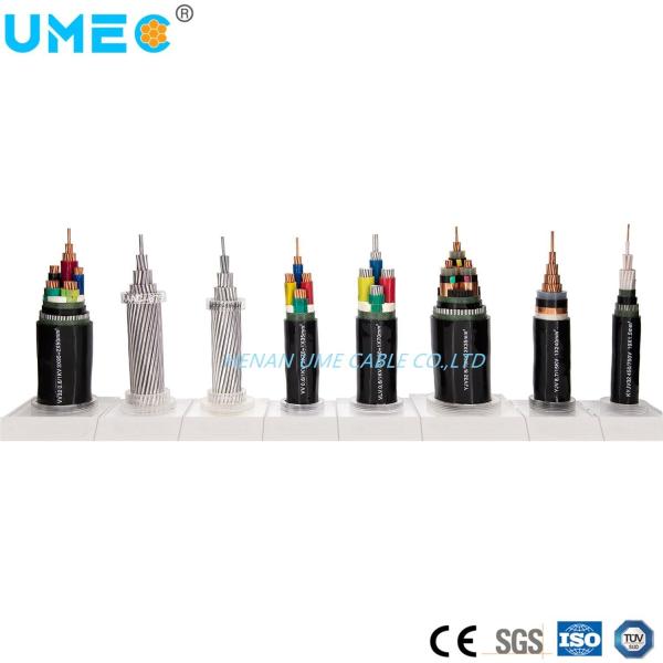 Round Wire Shape PVC Insulated PVC Sheathed Armoured Cable Zr-VV22 Zr-Vlv22 8.7/10kv