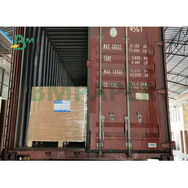 бумага задней части 250gsm 270gsm белая покрытая Kraft для пекарни упаковывая 68 x 56cm