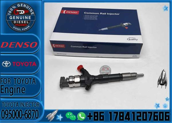 ORLTL Injecteur de carburant de gros 095000-6870 Injecteur de carburant de train commun 095000 6870 0950006870 pour TOYOTA 1KD-FTV 236770-391