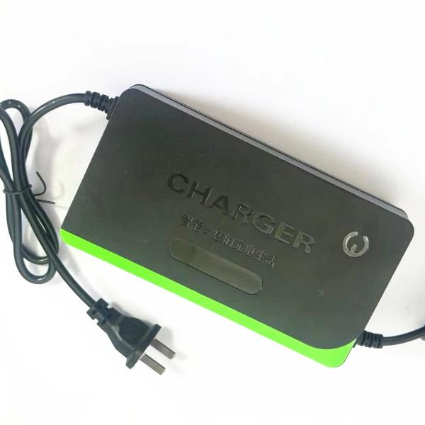 220V AC 200-240V AC 48V2A 48V12Ah Lead Acid Battery Charger With LED Charging Display for Portable Electric Scooter Bike