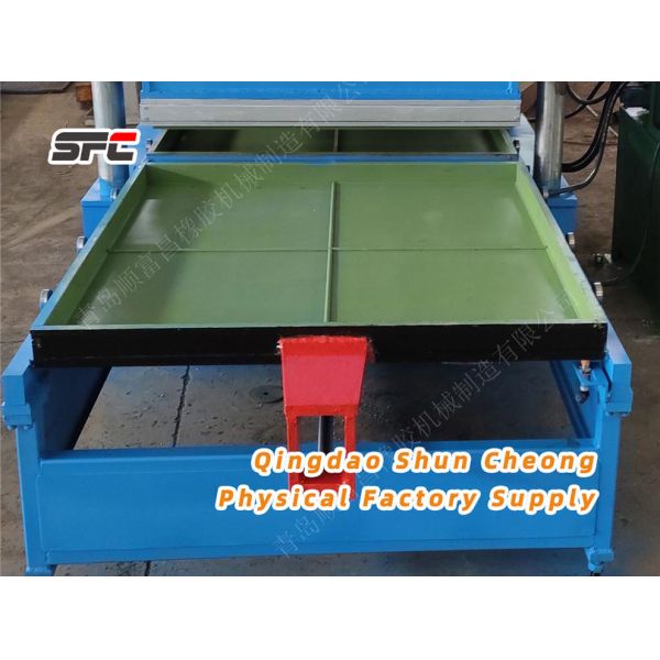 PLC Control Rubber Vulcanizing Press Machine with Customized Size and Electric/Steam/Oil Heating for Rubber Tile and Floor Tile Production