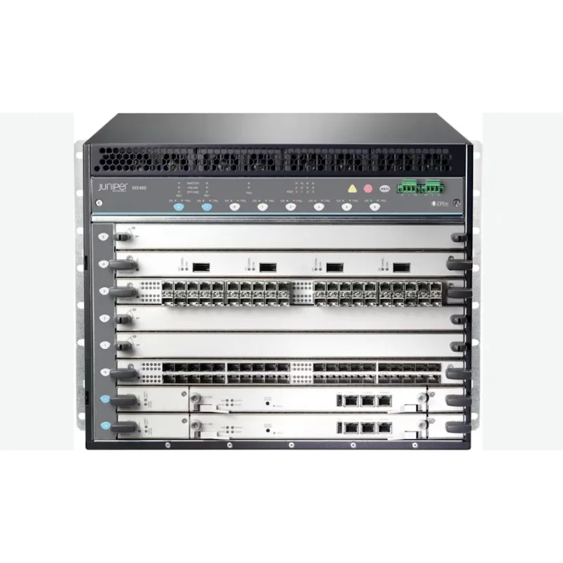 Juniper MX480 Enterprise Router with 9Tbps Wire-Speed, 6-Slot Modular Platform and Penta Chipset for High-Capacity Networks