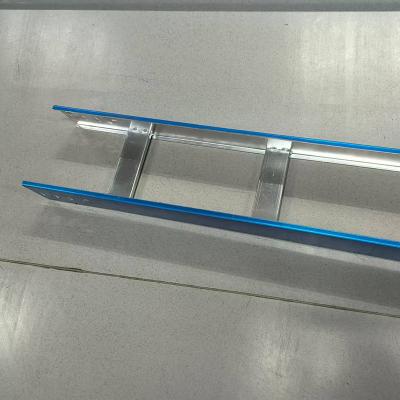 Corrosion Resistance Silver Aluminum Ladder Type Cable Tray For Industrial Cable Organization