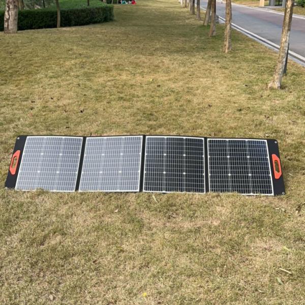 200W Monocrystalline Silicon Foldable Portable Solar Panels for Outdoor Power Supply