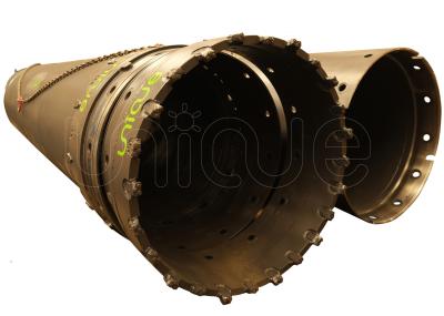 Tuyau enfermant de forage de empilage unique de double mur pour l'installation rotatoire de Bauer, de Soilmec et de Casagrande